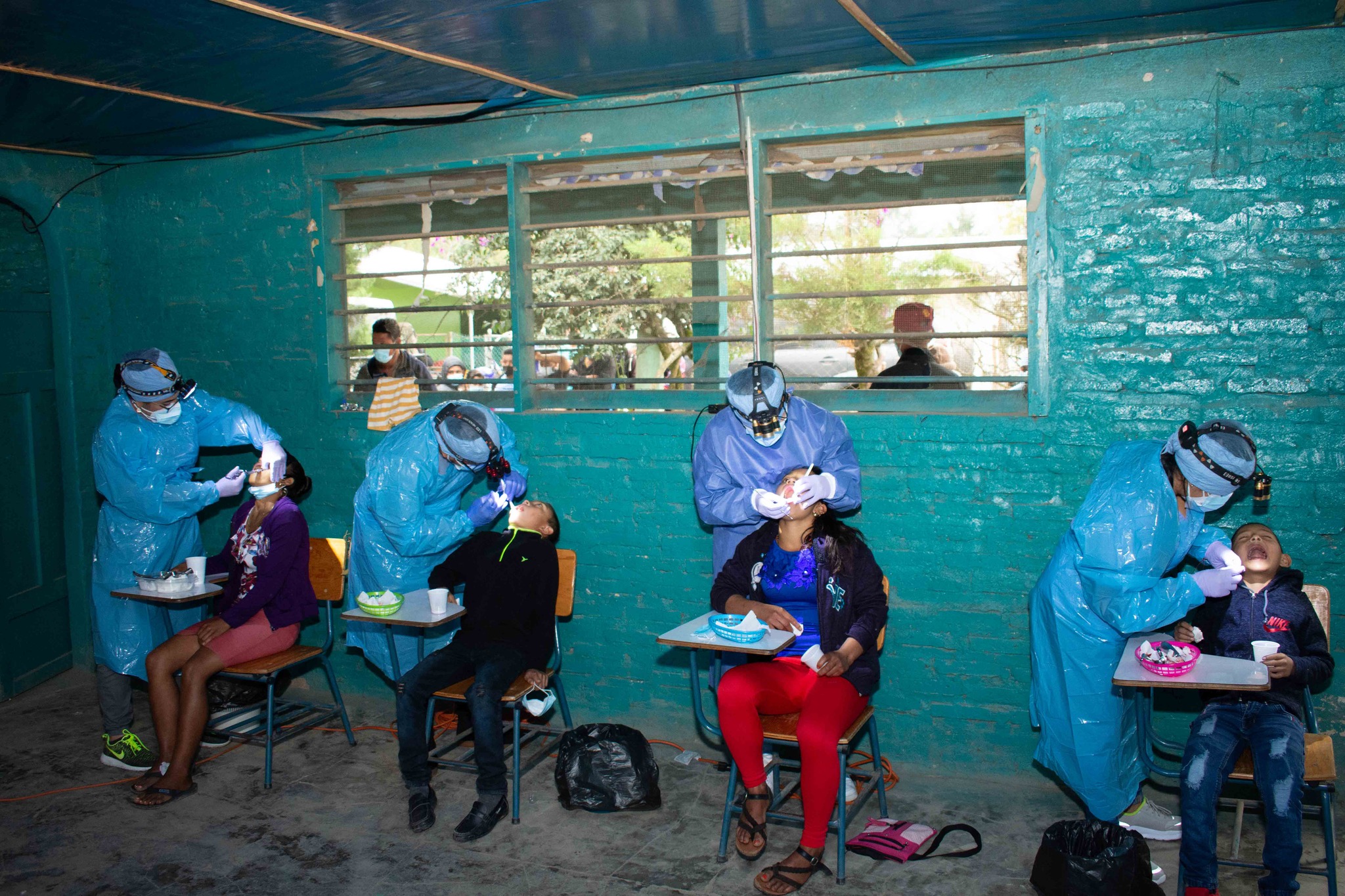 Medical brigade in action